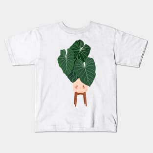 Cute Plant Illustraiton Kids T-Shirt